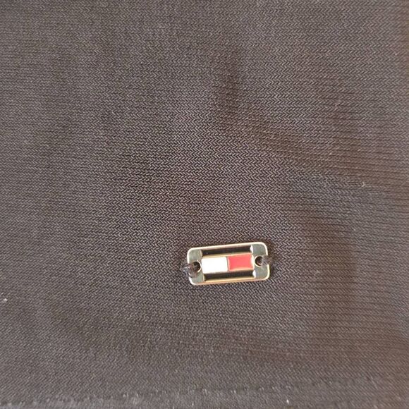 Tommy Hilfiger Womens Black Sleeveless Button Front Blouse Size Medium - Picture 6 of 9